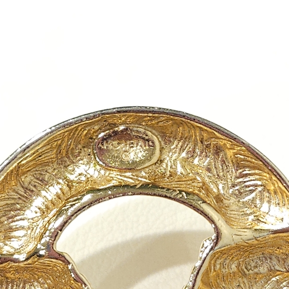 Givenchy Vintage Gold Chunky Chain Necklace 17" Signed Givenchy 1977 - Picture 15 of 16